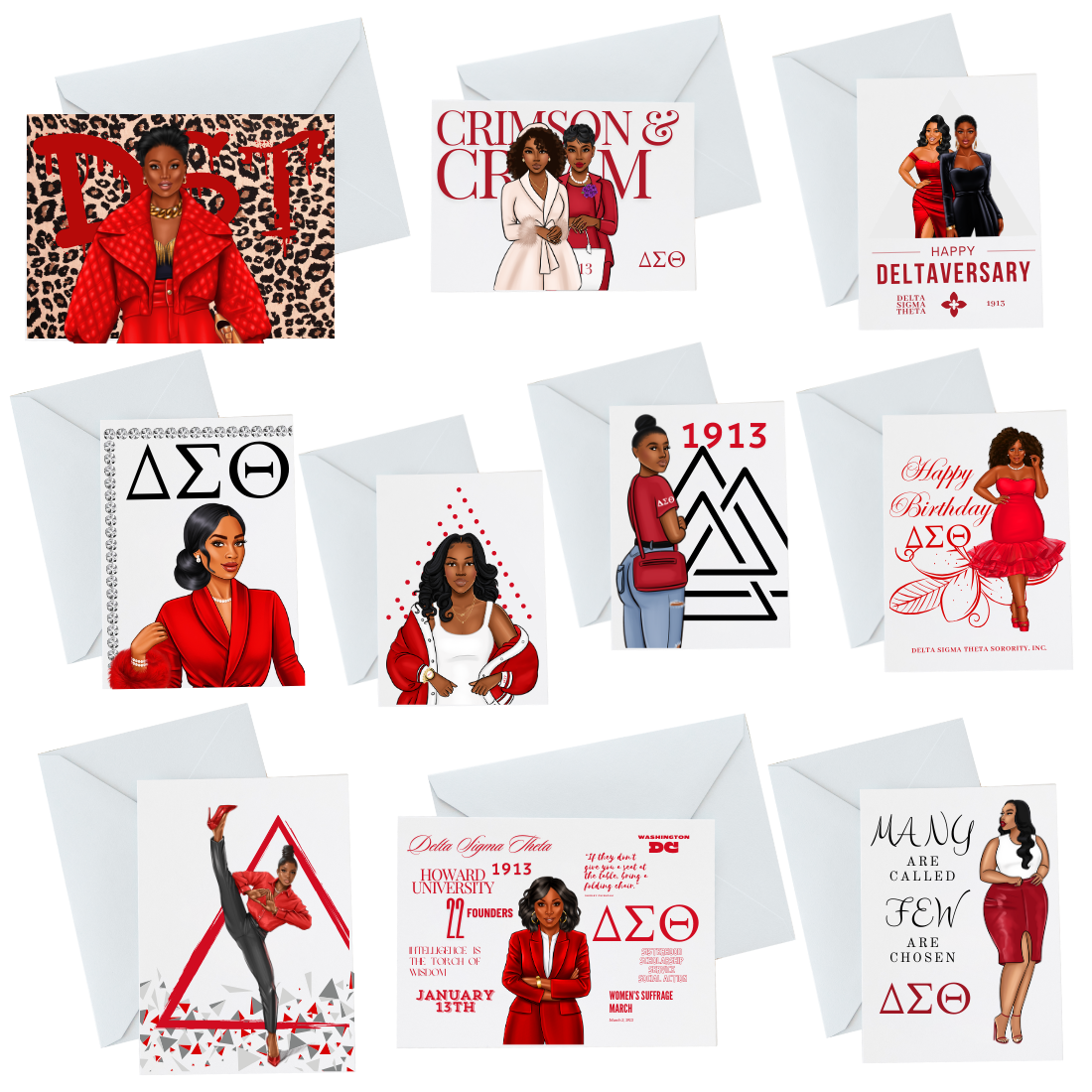 DST Variety Greeting Card Pack (10)