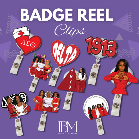 DST BADGE REEL CLIP - FREE SHIPPING