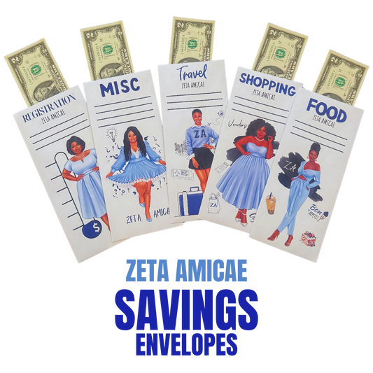 Zeta Amicae Savings Envelopes Set (FREE SHIPPING)