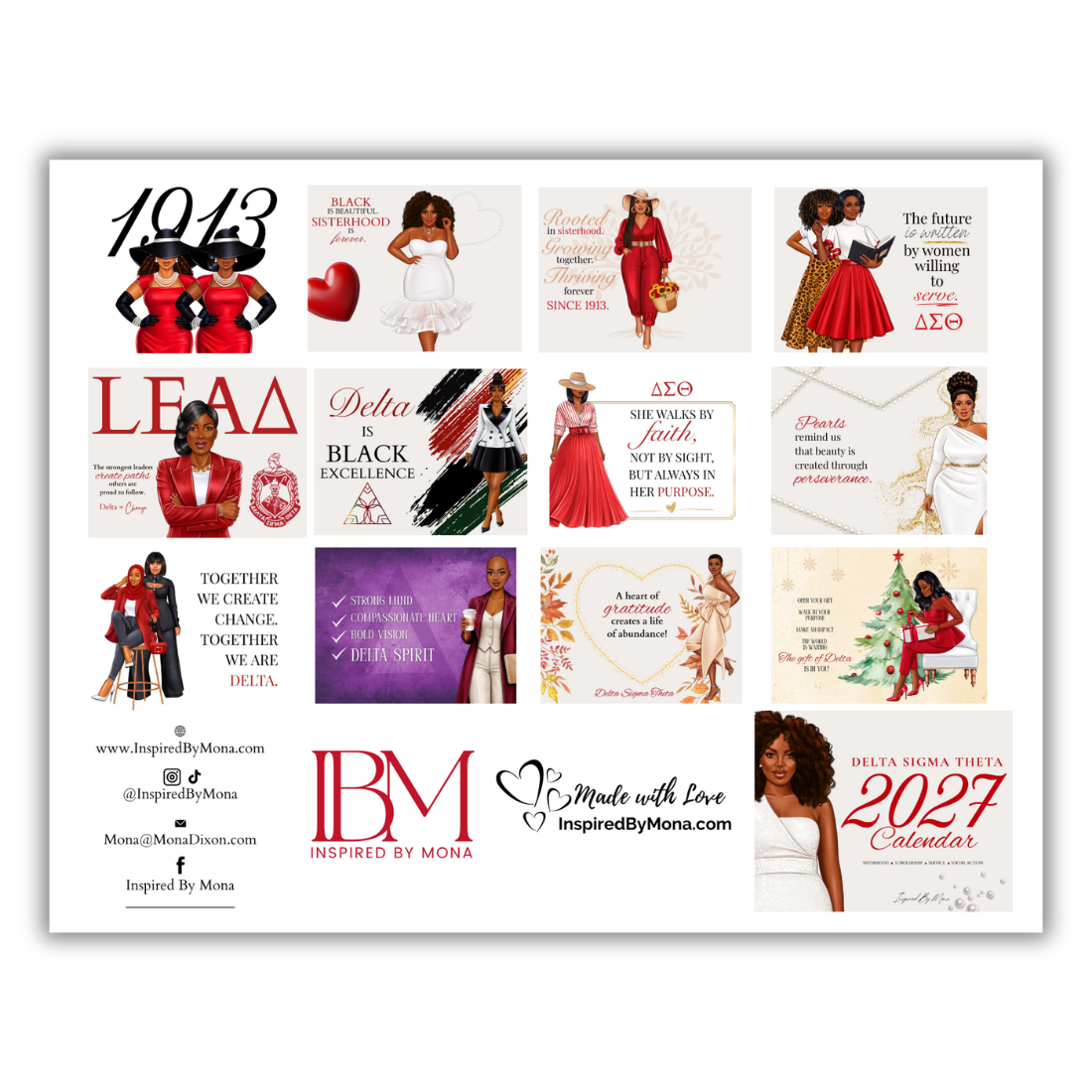 2027 Delta Sigma Theta Calendar - PRE-ORDER