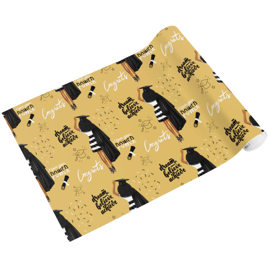 Graduation wrapping outlet paper