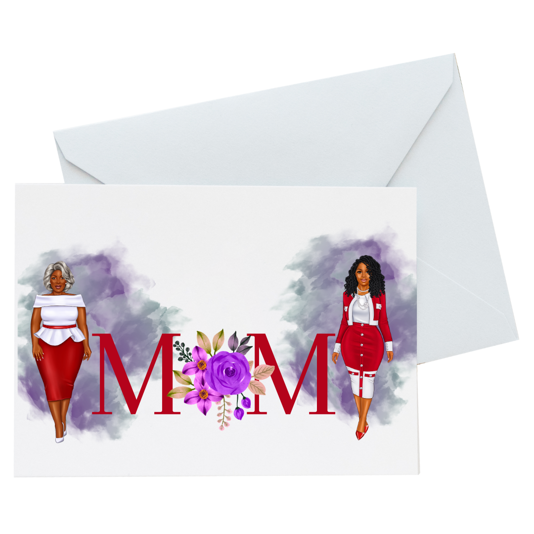 Delta Sigma Theta Mom Cards (Set of 5)