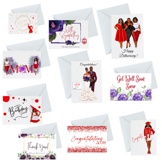 DST Occasion Variety Greeting Card Pack (10)