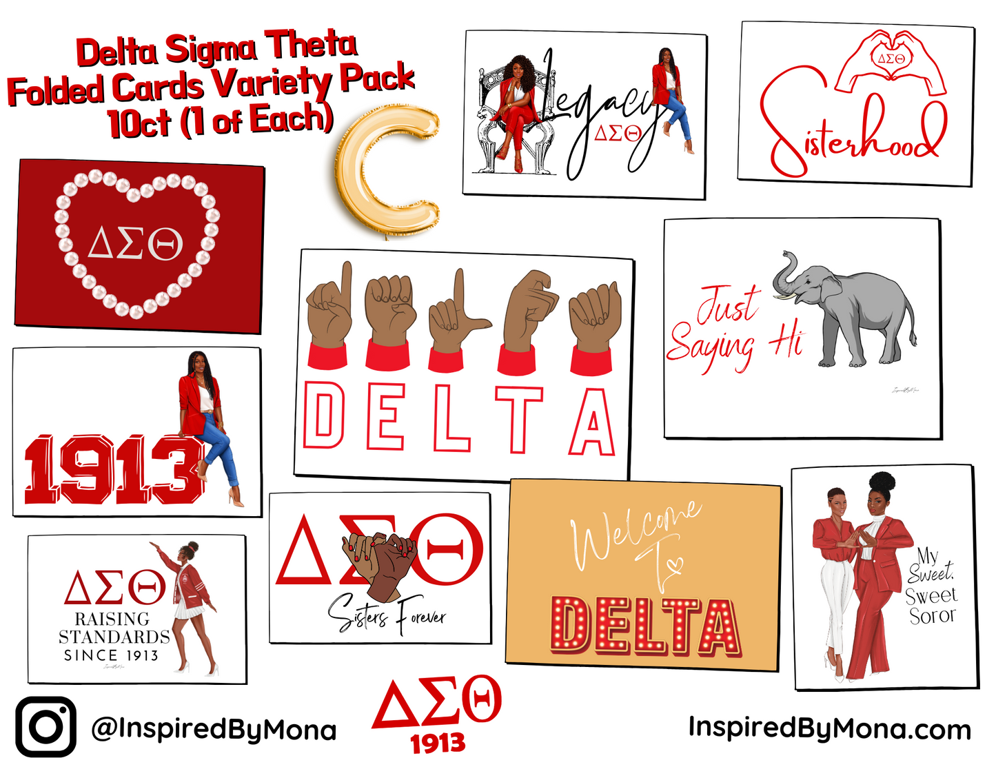 Long Beach Alumnae - Variety Pack C (10)