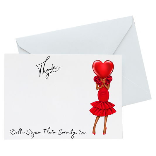 FLAT DST Note Card (20) - Thank You