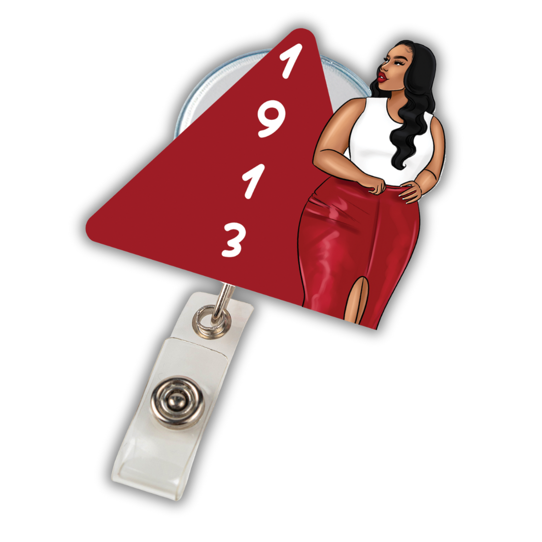 DST BADGE REEL CLIP - FREE SHIPPING