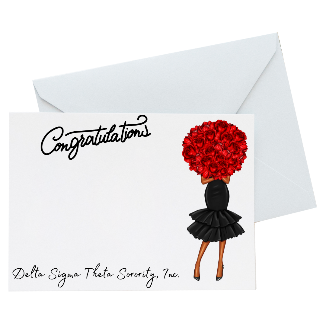 FLAT DST Note Card (20) - Congrats