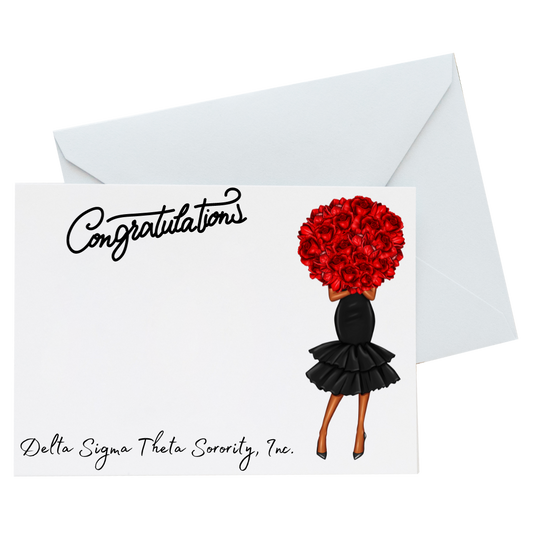 FLAT DST Note Card (20) - Congrats