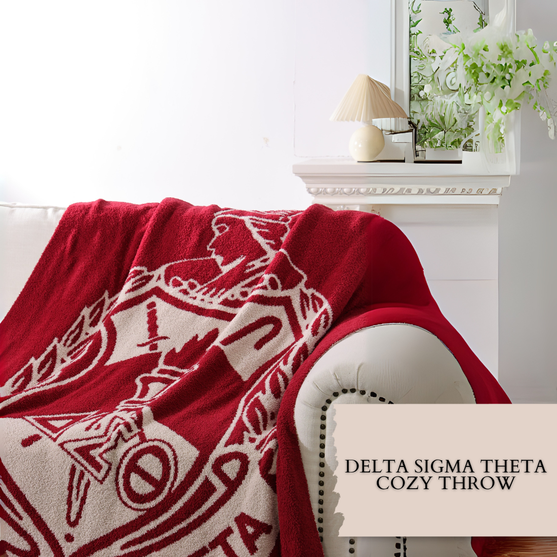 PRE-ORDER FOR NOVEMBER! Cozy DST Crest Throw - FREE SHIPPING