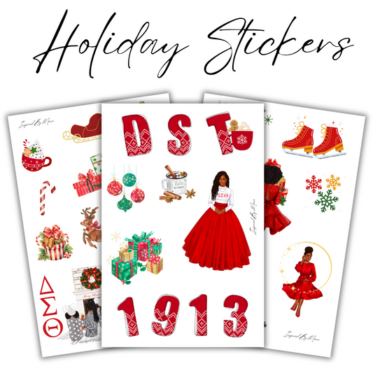DST Holiday Stickers