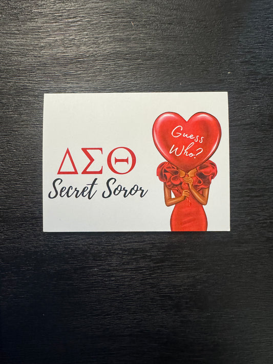 Secret Soror Cards (Set of 10)
