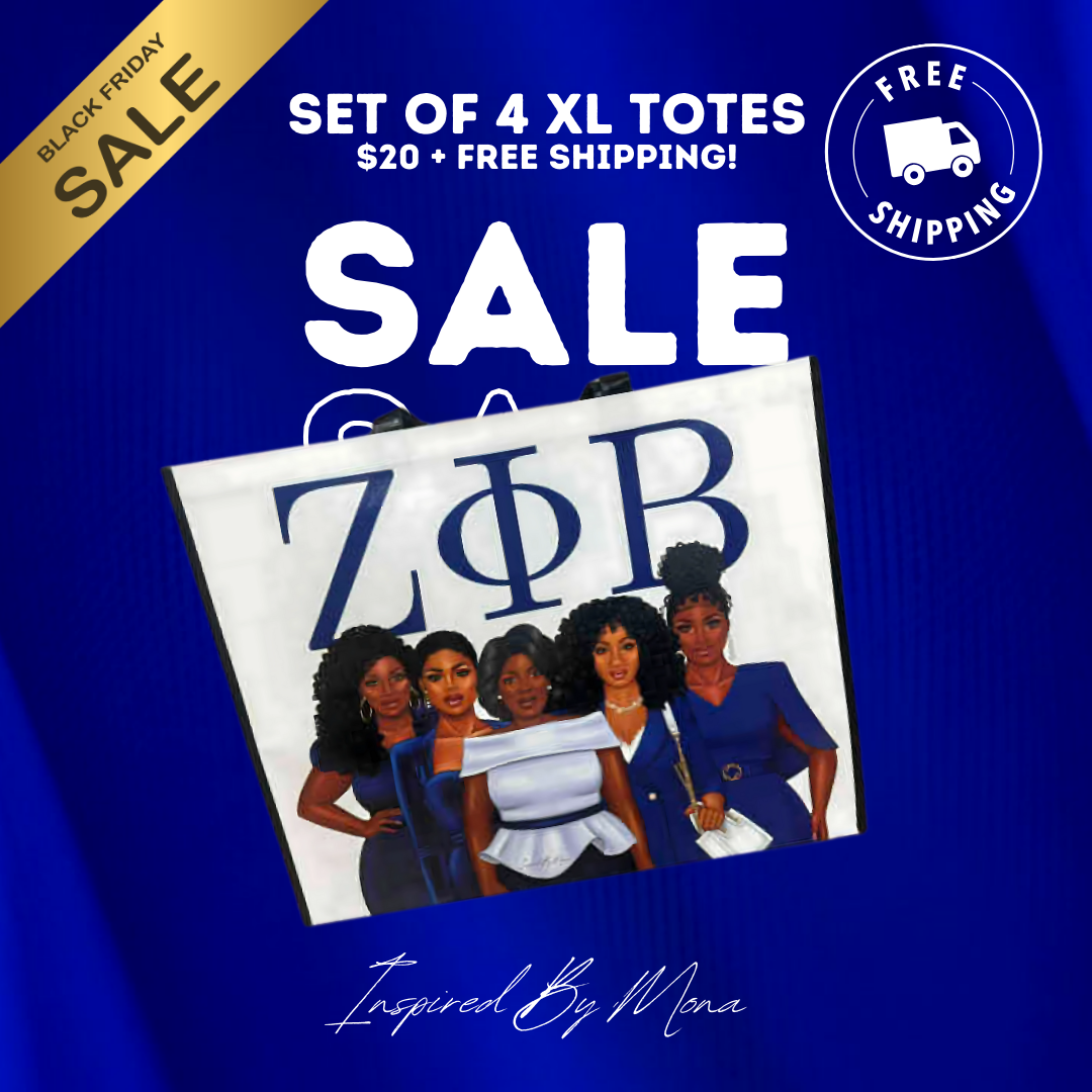 Set of 4 - XL Reusable Zeta Tote Bags - FREE SHIPPING!