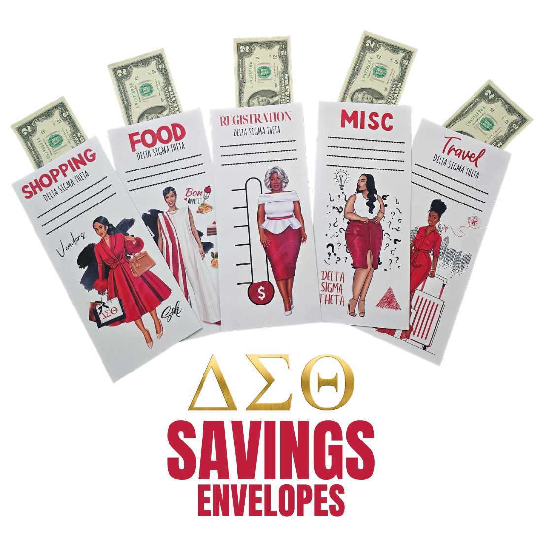 DST Savings Envelopes Set (FREE SHIPPING)