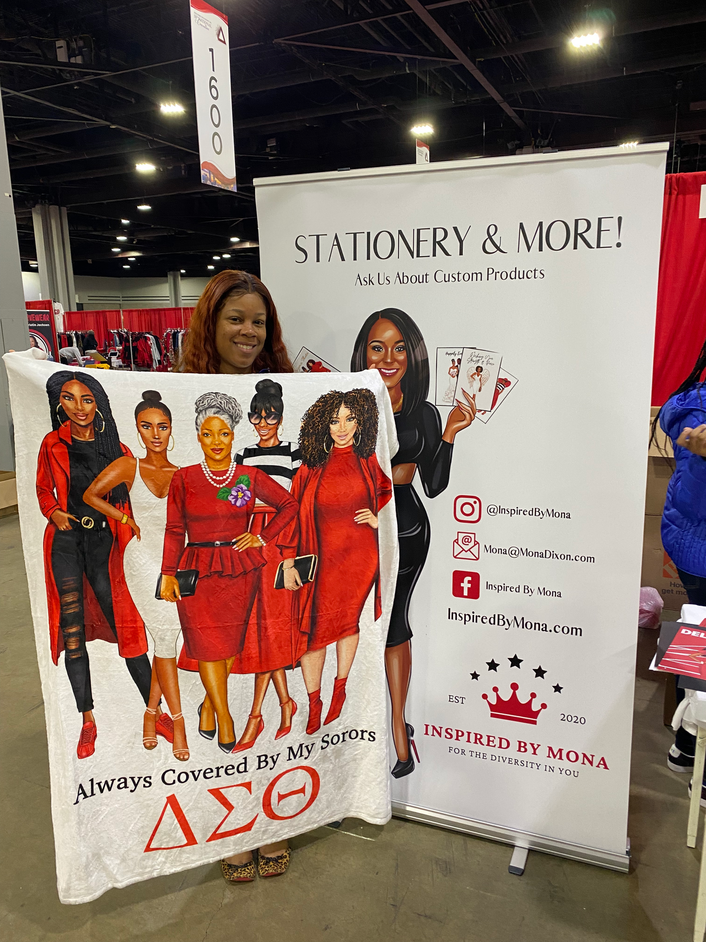 DST Blanket with Delta Dear