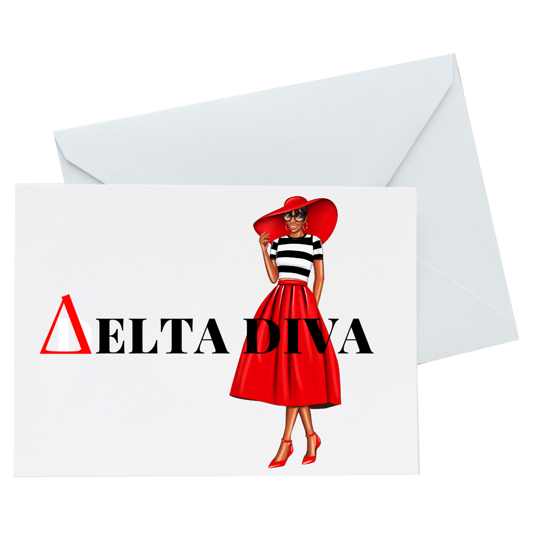 Delta Diva Card (5) Set- DST Card