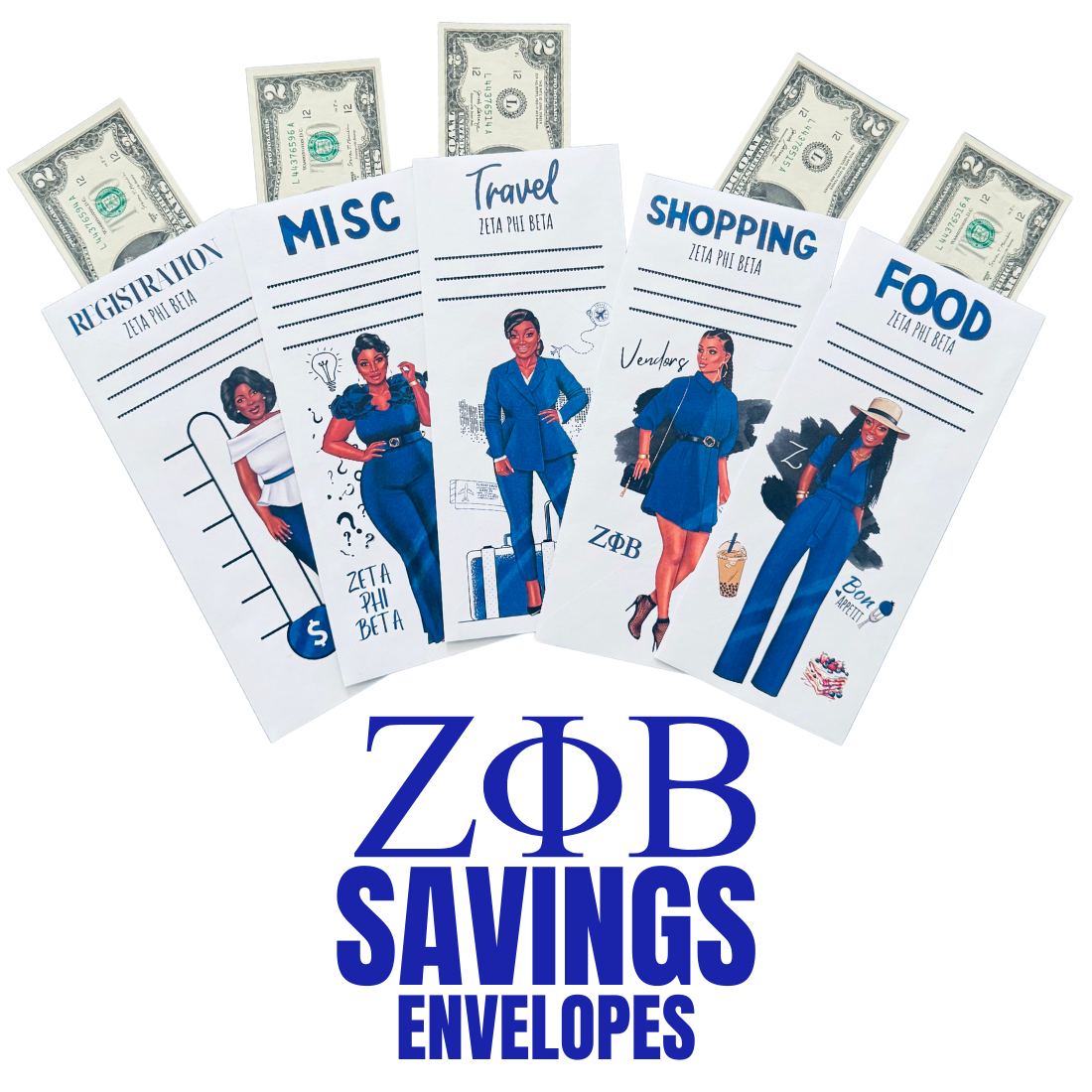 ZPB Savings Envelopes Set (FREE SHIPPING)