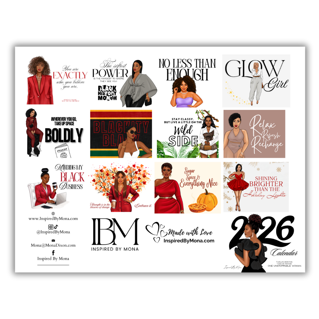 2026 The Unstoppable Black Woman Calendar