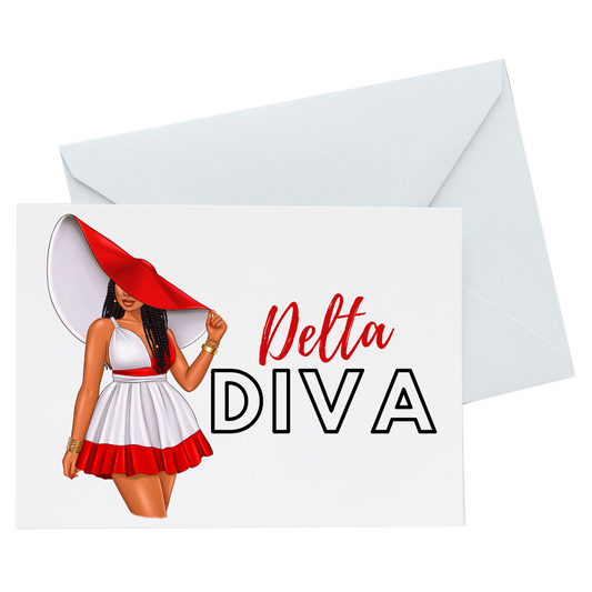 Delta Diva Card (5) Set Version 2 - DST Card