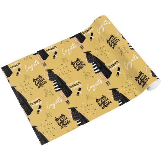 Graduation Wrapping Paper - Female