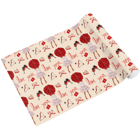 Love - Black Woman Wrapping Paper