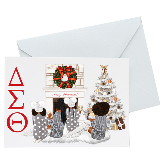 DST Christmas Card with Sorors (5) Set