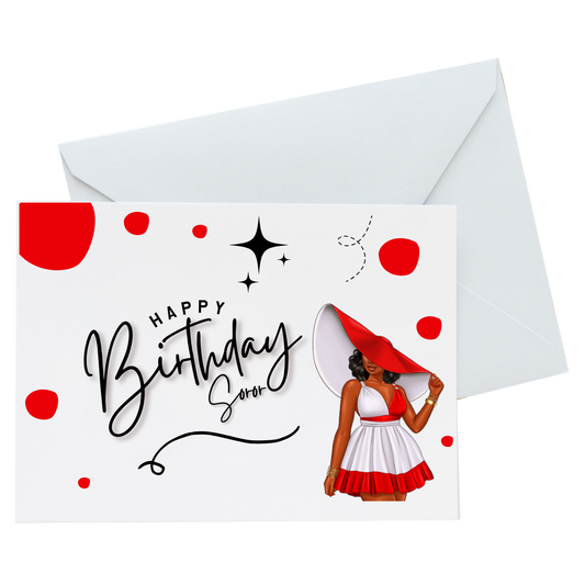 Happy Birthday Soror - DST Card (10) Set Version 3