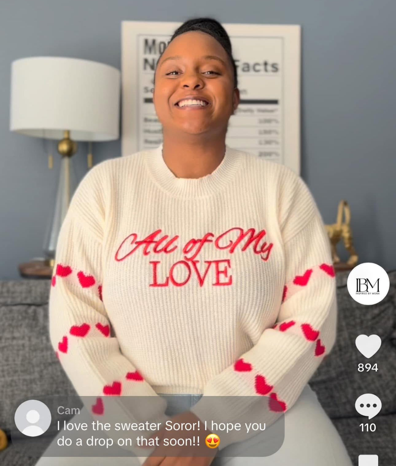 All of My Love DST Sweater