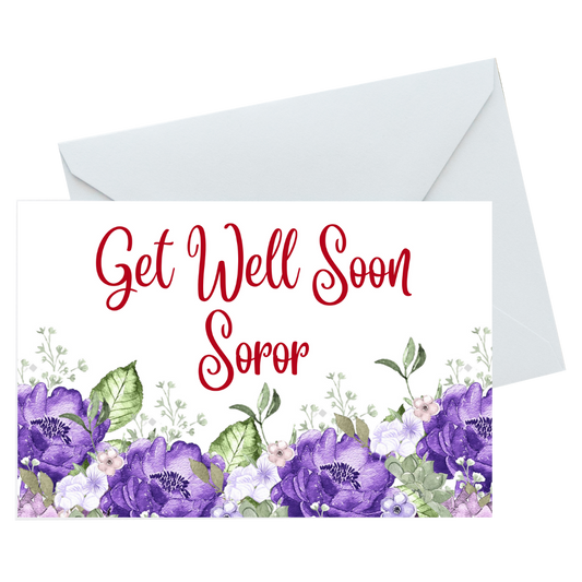 Get Well Soon (5) Set - DST Card