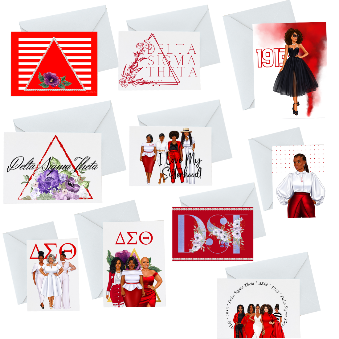 DST Variety Greeting Card Pack (10)