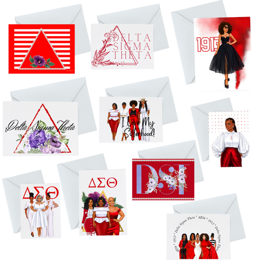 DST Variety Greeting Card Pack (10) - Long Beach Alumnae