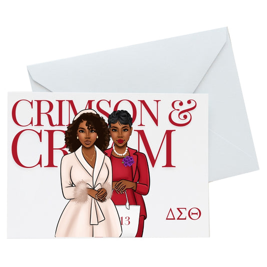 Crimson & Cream (10) Set - DST Card