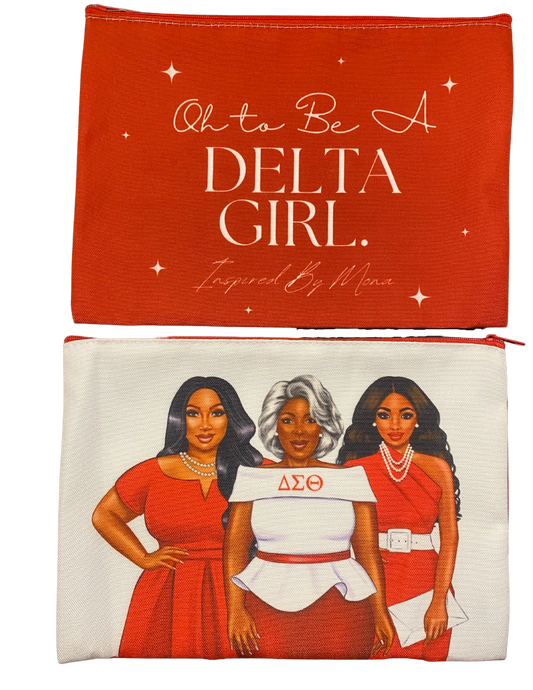 Long Beach Alumnae - DST Pouch - Oh to be a Delta Girl