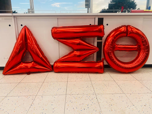 Long Beach Alumnae - DST 42" GREEK LETTER BALLOONS