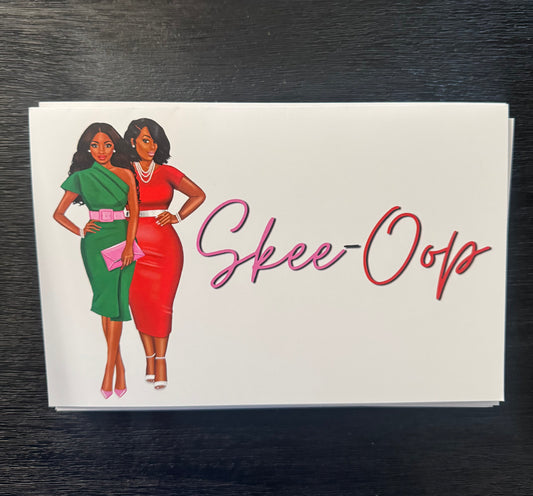 Skee-Oop LARGE Cards (Set of 5)