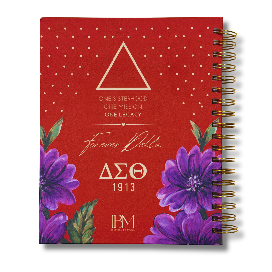 PRE-ORDER BY OCT. 30th Luxury Delta Sigma Theta Undated Planner