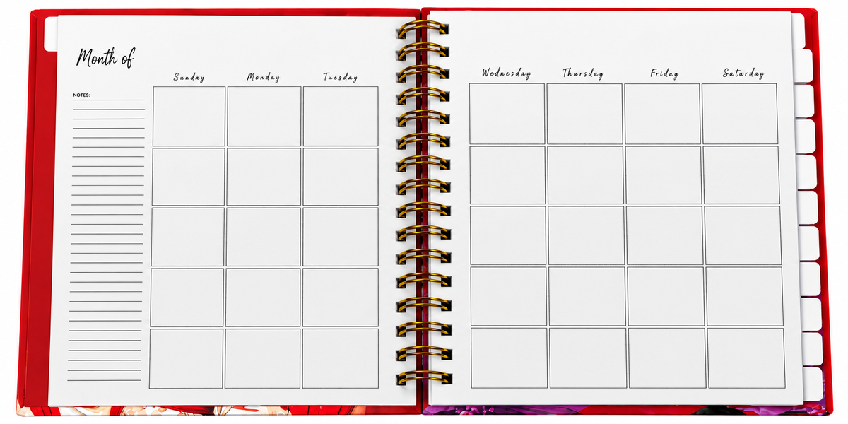 PRE-ORDER BY OCT. 30th Luxury Delta Sigma Theta Undated Planner