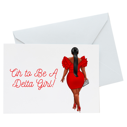Oh to be a Delta Girl - DST Card (5) Set