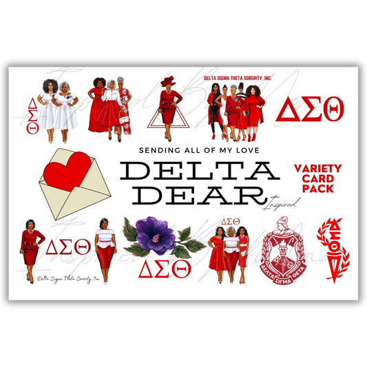 DST Variety Greeting Card Pack (10) - Delta Dear INSPIRED