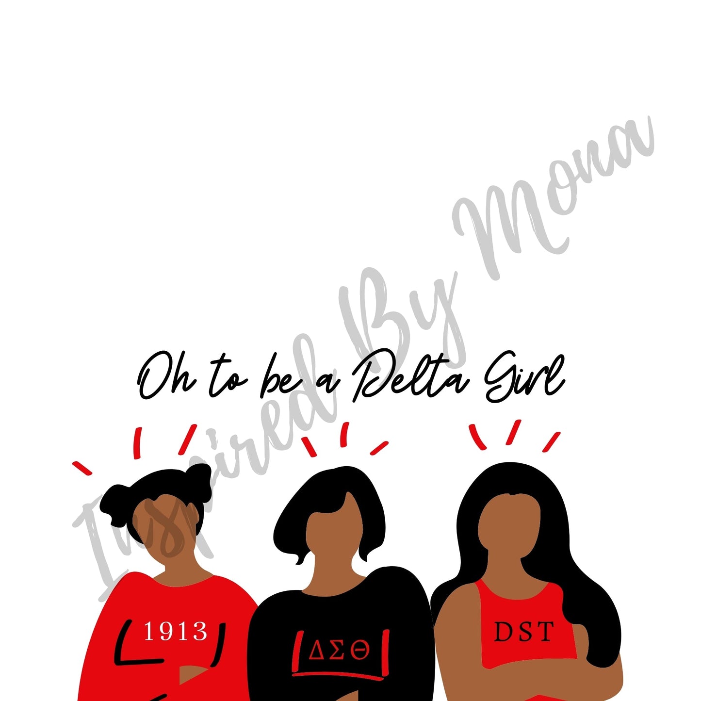 Long Beach Alumnae - DST Scrapbook Pages (25 Designs) DIGITAL DOWNLOAD/PRINTABLE