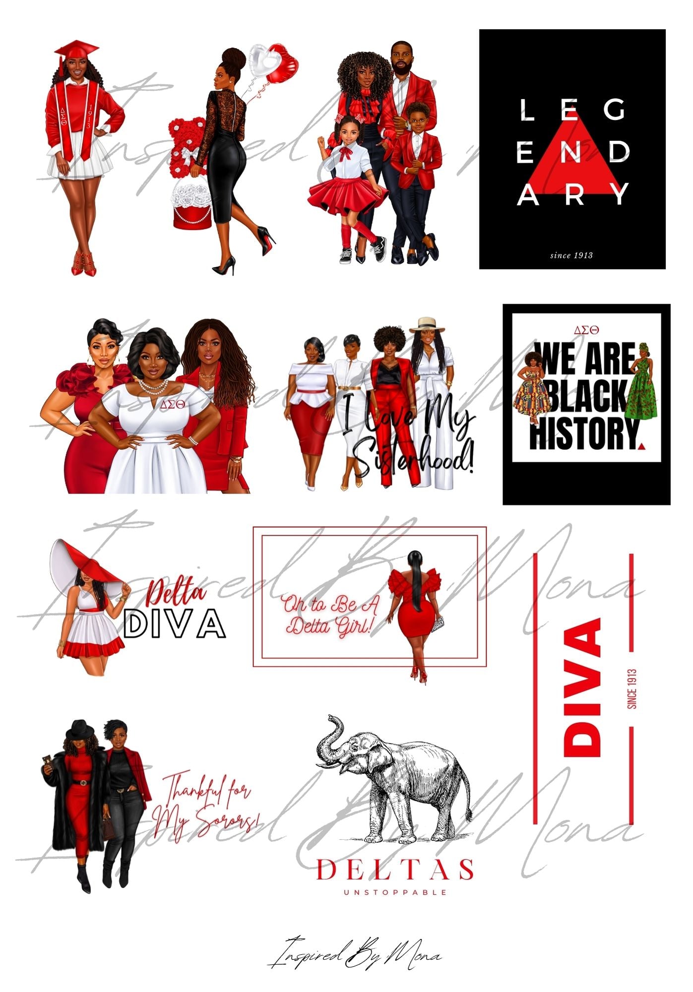 NEW DST Planner (Undated), DST Stickers, & Scrapbook Sheets