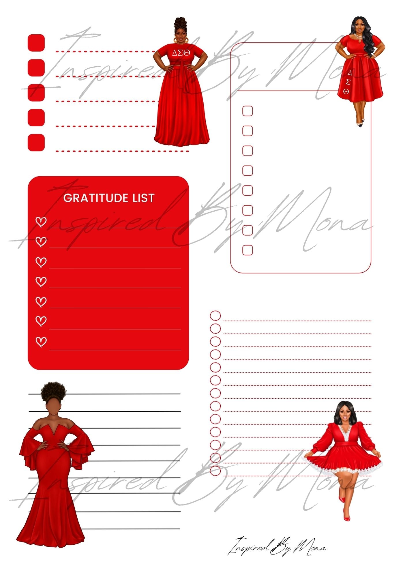 NEW DST Planner (Undated), DST Stickers, & Scrapbook Sheets