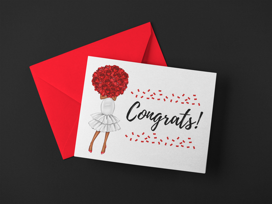 Congrats Card (5) Set - Diverse Women Available