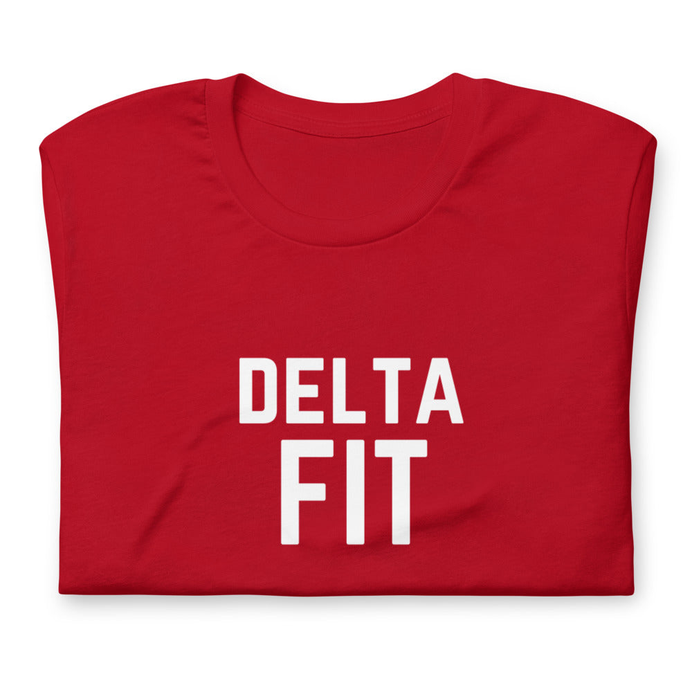 Delta Fit T-Shirt (White Letters)