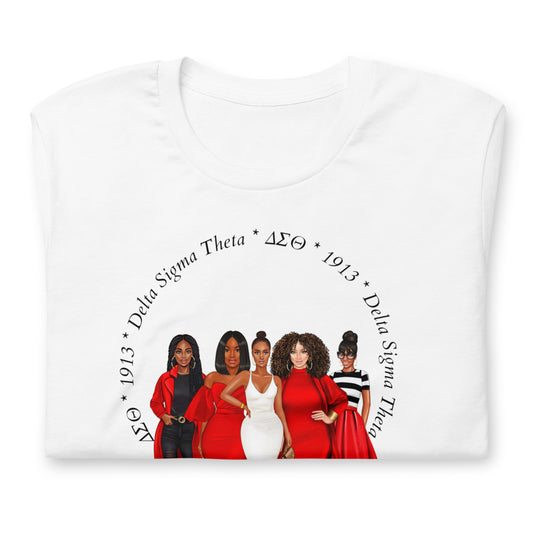 DST Ladies w/ Circle of Words T-Shirt