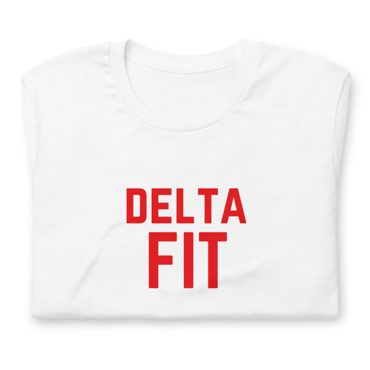 Delta Fit T-Shirt (Red Letters)
